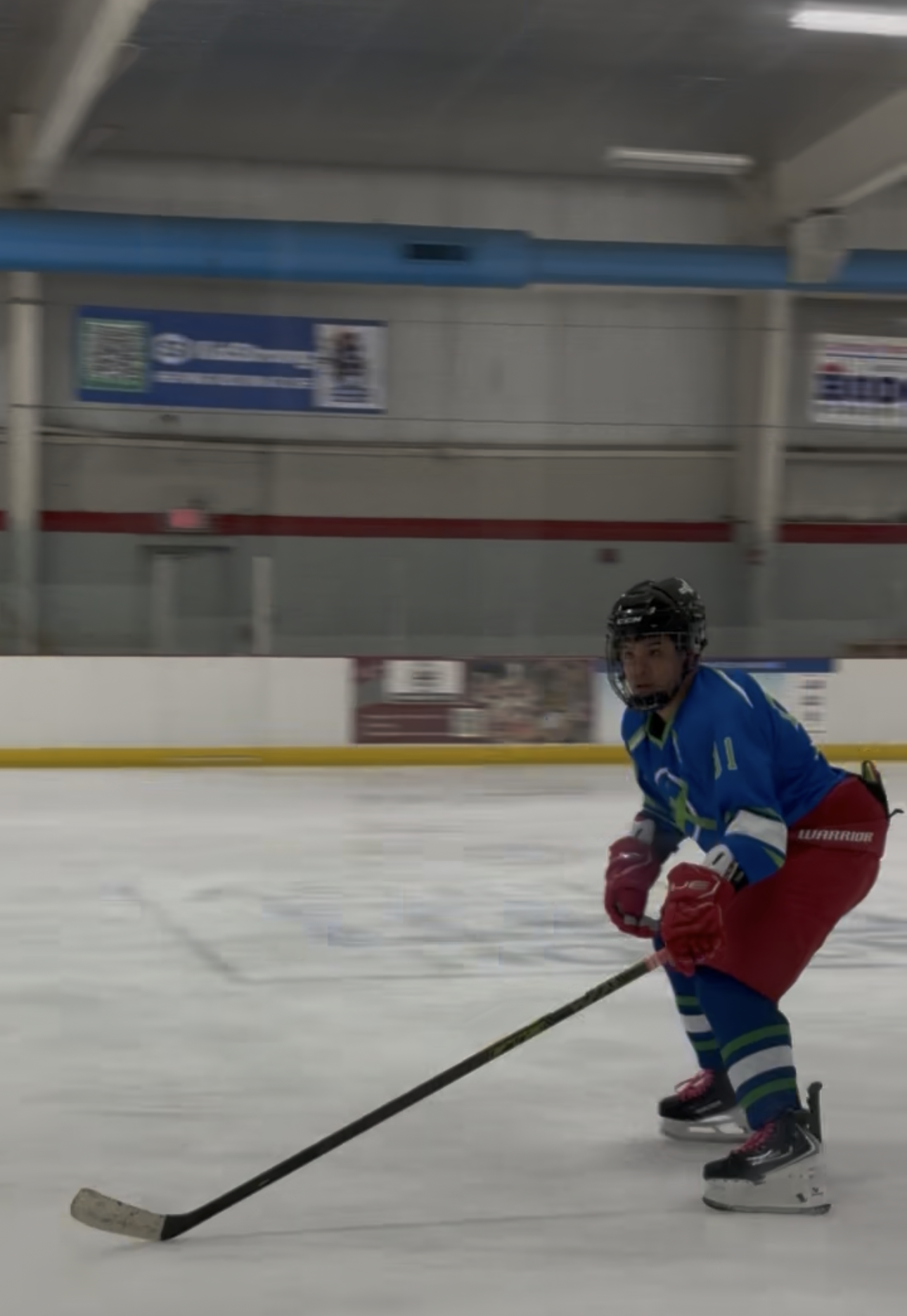 Brandon Chin, Founder of Haakan Hockey, playing hockey
